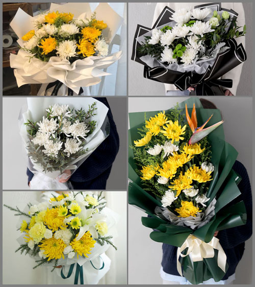 贵州六盘水六枝特区新场乡松坝村白事花束代送